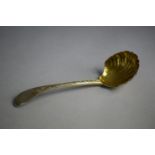 A Georgian Silver Ladle with Shell Bowl. London 1835