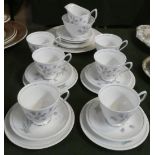 A Collection of Royal Albert Blue Bell of Scotland Teawares