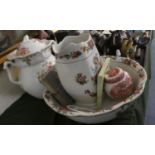 A Collection of Ceramics to Include Jug and Bowl Set, Large Lidded Two Handled Pot, Royal Doulton