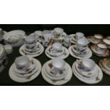 A Collection of Royal Worcester Evesham Teawares