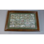 A Framed Set of Ogdens Cigarette Cards, Poultry