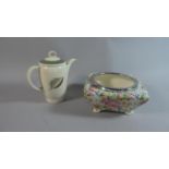 A Midwinter Brama Chintz Pattern Bowl Together with a Susie Cooper Coffee Pot