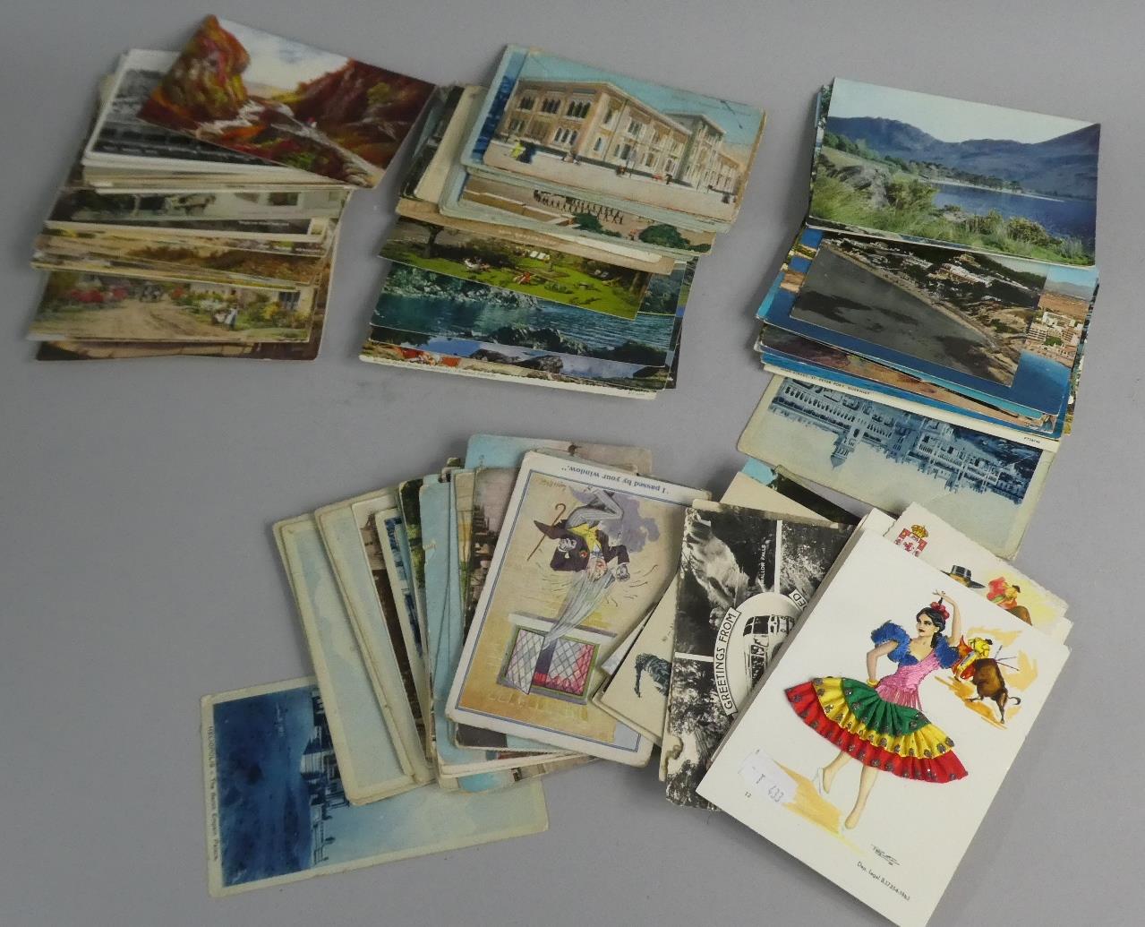 A Collection of Modern and Vintage Postcards, Mainly Scenic Views