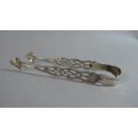 An 18th Century Silver Sugar Bow With Pierced Decoration by Charles Hougham, London Hallmark