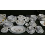 A Collection of Royal Worcester Strawberry Fair Tea and Dinnerwares