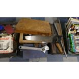 Various Hand and Workshop Tools, Spanners, Saw, Toolboxes etc
