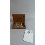 A Small Students Watercolour Box by Reeves to Include Paints, Palette, 15.5cm Wide