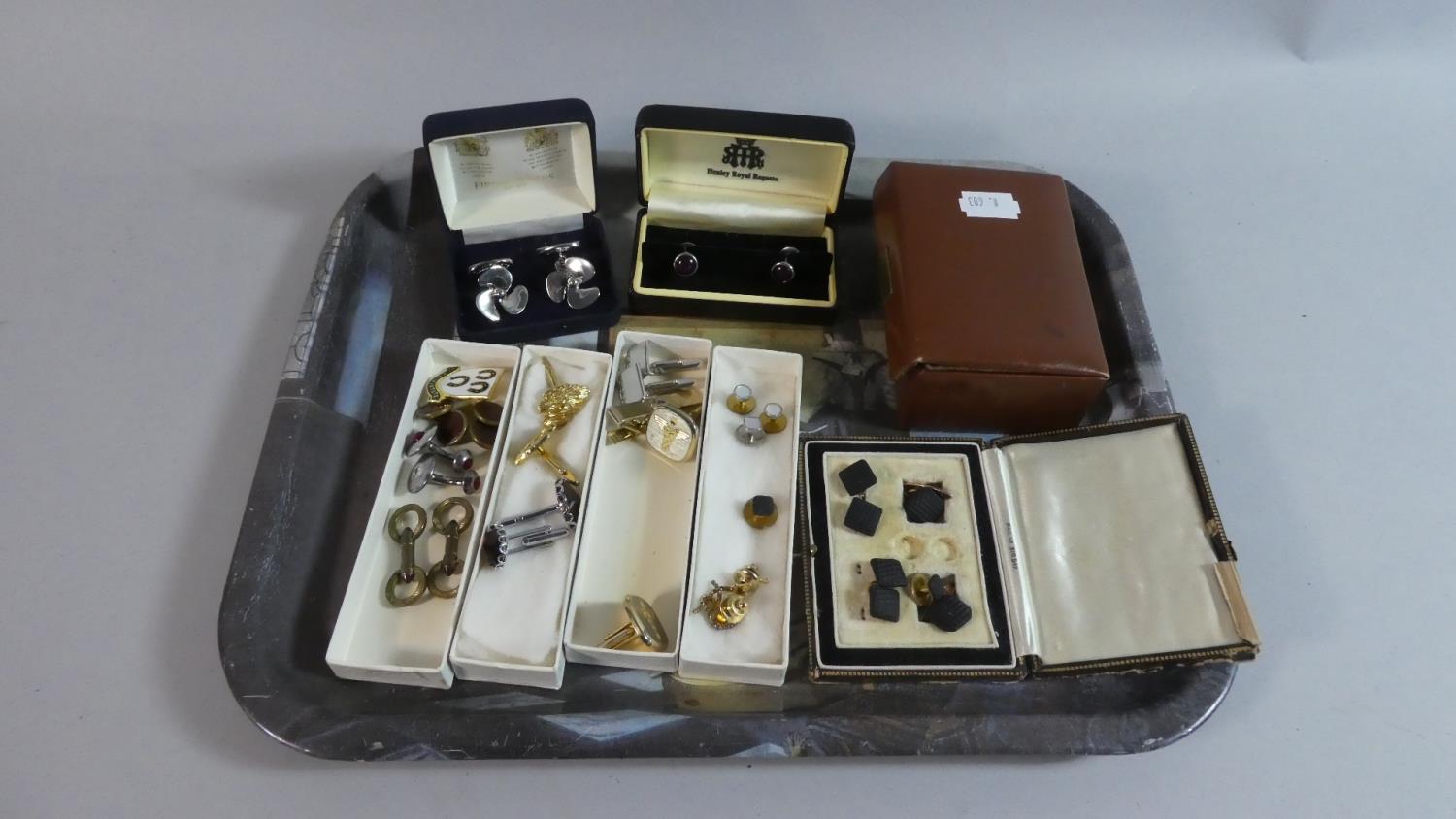 A Collection of Gents Cufflinks to Include Firmin and Sons Propellers