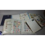 A Collection of Various Stamp Albums with Contents and Loose Sheets of Stamps to Include