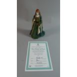 A Limited Edition Royal Worcester Figure, The Princess of Tara, With Certificate