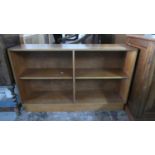 A Mid 20th Century Four Section Bookcase, 120cm Long