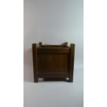 A Square Wooden Planter, 36cm