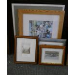 A Collection of Six Framed Prints