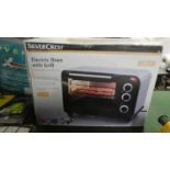 A Silver Crest Table Top Electric Oven with Grill