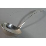 A Small Scottish Silver Ladle by Robert Keay of Perth, Signed with a Double Headed Eagle and RK, 27g