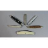 A Collection of Six Vintage Penknives