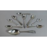 A Collection of Georgian Silver and Later Teaspoons etc, 182g