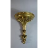 A Moulded Gilt Wall Sconce, 34cm High