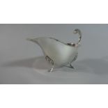 A Silver Sauce Boat Birmingham 1945, 105g