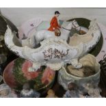 A Collection of Ceramics to Include Sylvac Bowl, Cabinet Plates, Capodimonte Large Shaped Bowl,