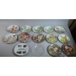 A Collection of Twelve "Festival of Flower Fairies" Decorated Plates Together with Two Others