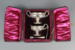 Victorian Silver Berry Condiment Set