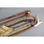 Fifteen Vintage Walking Sticks