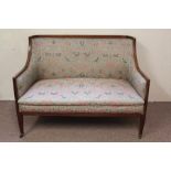 An Edwardian Parlour Settee