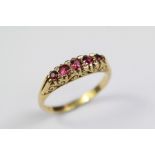 Antique 18ct Ruby Ring