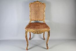 A French Louis XVI Boudoir Chair
