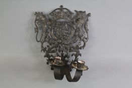 A Wrought Iron Candle Sconce