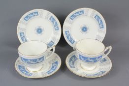 A Part Coalport Blue and White Tea Set