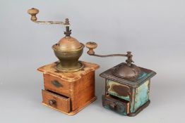 A Pair of Vintage Coffee Grinders