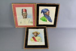 Three Early 20th Century West African Portraits