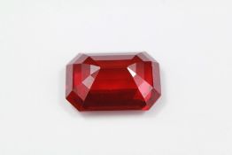 A 13.90 ct Synthetic Ruby