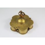 An Antique Brass Mughal Spice Jar