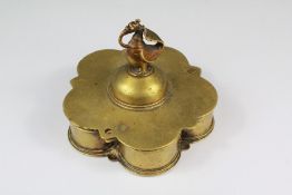 An Antique Brass Mughal Spice Jar