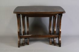 Ercol Oak Nest of Tables