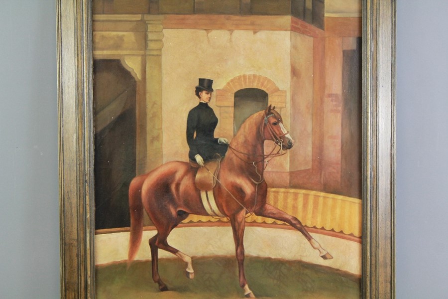 An Early 20th Century Oil on Canvas - Image 2 of 2