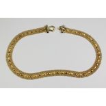 An 18ct Italian Yellow Gold Collar Necklace