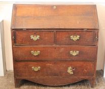 Antique Oak Writing Bureau