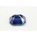 A Synthetic Sapphire 11.49 ct