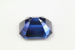 A Synthetic Sapphire 11.49 ct