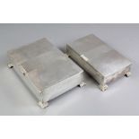 A Pair of Silver Cigarette Boxes