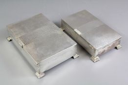 A Pair of Silver Cigarette Boxes
