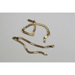 Two 14ct Yellow Gold Bracelets