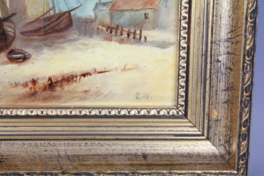 An Early 20th Century Oil on Board - Image 2 of 2