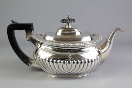 A Victorian Silver Tea Pot