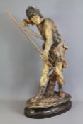 A Circa 1900 French Figure of a Roman Archer