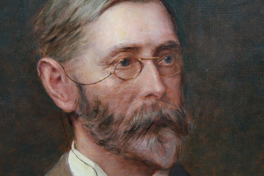 John Hanson Walker (1844 -1933) Oil on Canvas - Image 6 of 9